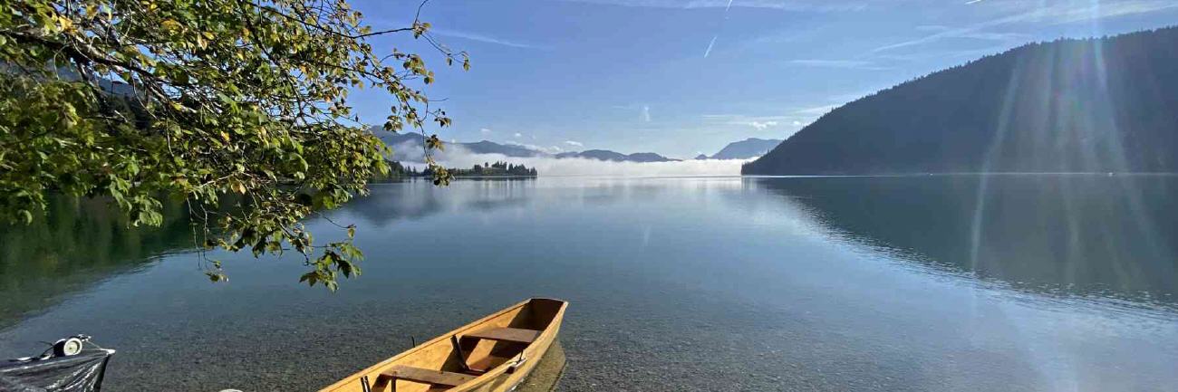 Walchensee Ufer Boot