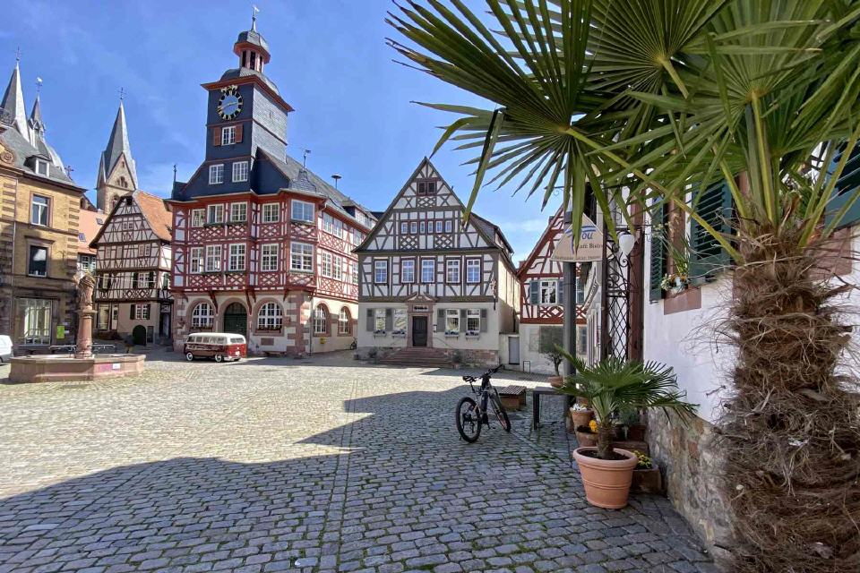 Heppenheim an der Bergstraße Rathaus Marktplatz